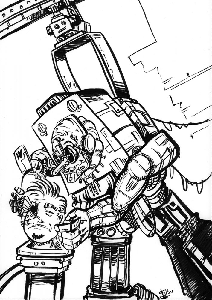 Concept Art / Character Design: CTA - März: ROBO-ZEUCH 1