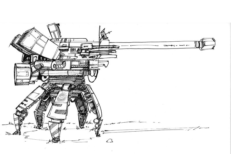 Concept Art / Character Design: CTA - März: ROBO-ZEUCH 2