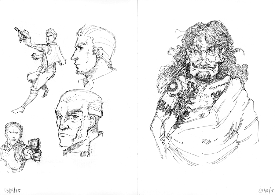 Concept Art / Character Design: Feierabend-Scetch´n (2) 4