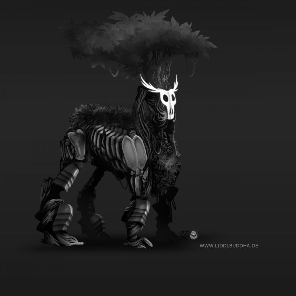 Illustration: Mortis - Die Symbiose von Leben und Vergänglichkeit 3