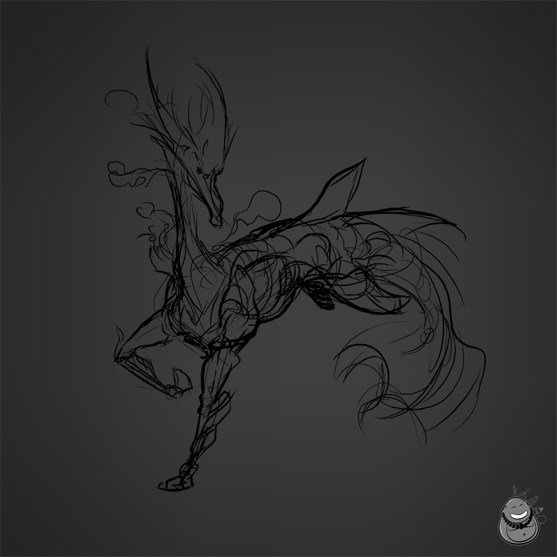 Illustration: WIP - Seepferdchen 1