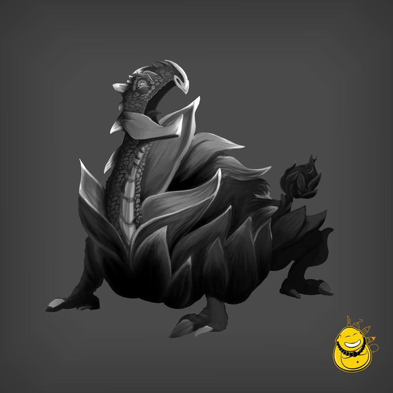 Concept Art / Character Design: Drachenfruchtdrache - Remake 4