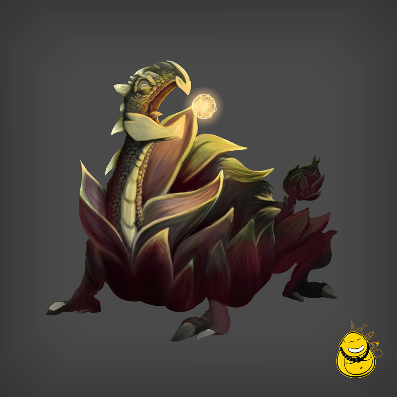 Concept Art / Character Design: Drachenfruchtdrache - Remake 6