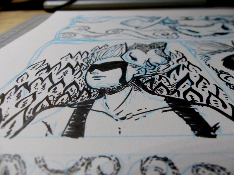 Concept Art / Character Design: Rabenblut - Fotos vom Werk 10