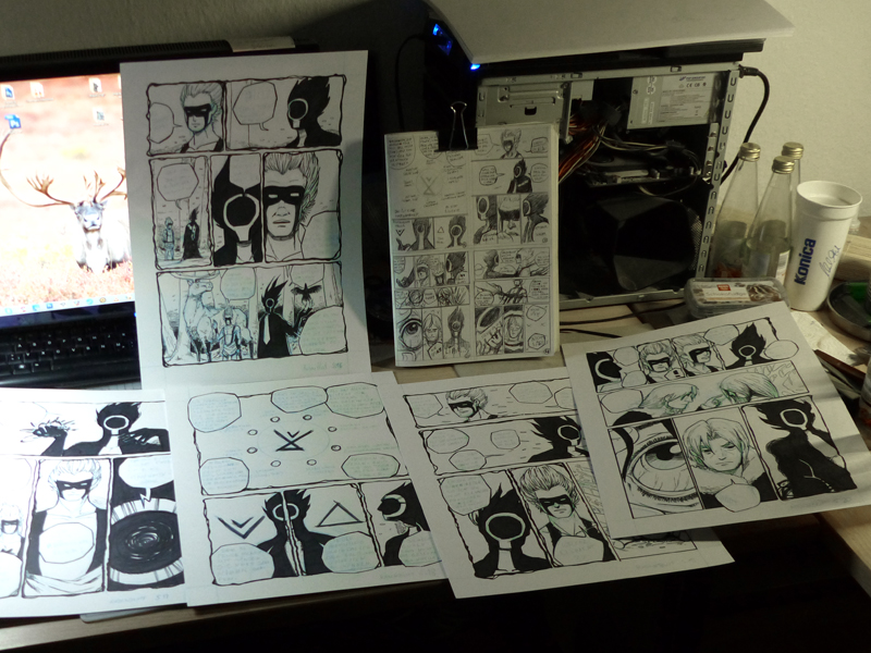 Concept Art / Character Design: Rabenblut - Fotos vom Werk 16