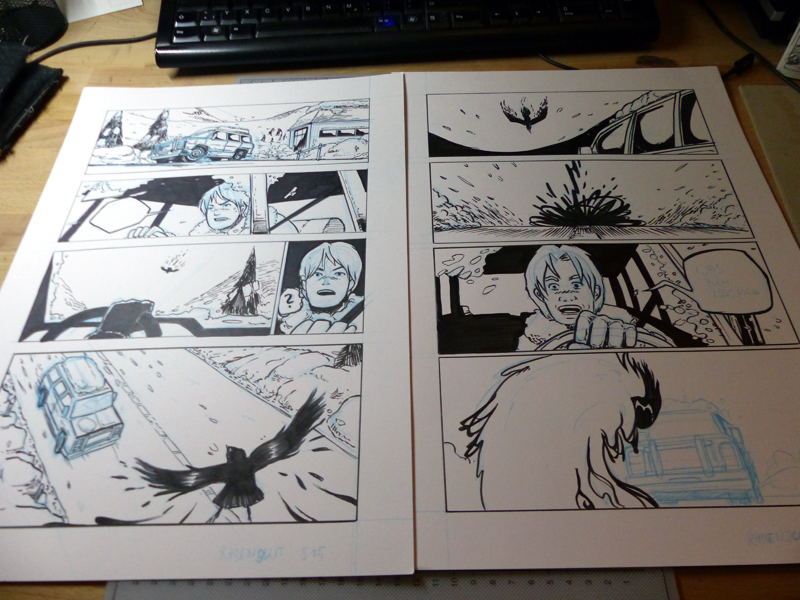 Concept Art / Character Design: Rabenblut - Fotos vom Werk 21