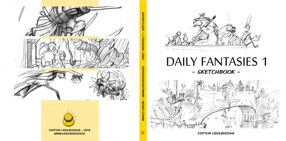 Illustration: Daily Fantasies #1 - Sketchbook 1