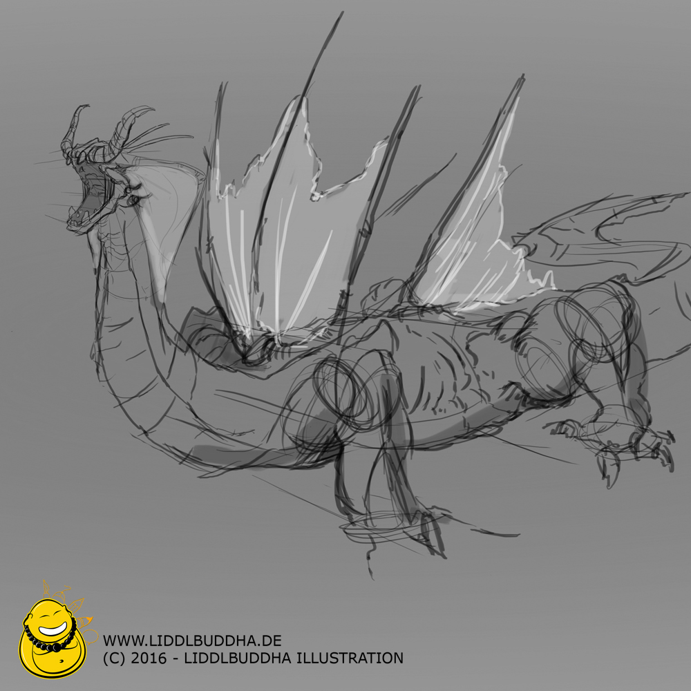 Concept Art / Character Design: schuppig, feurig, bissig - 18-01-2015 2