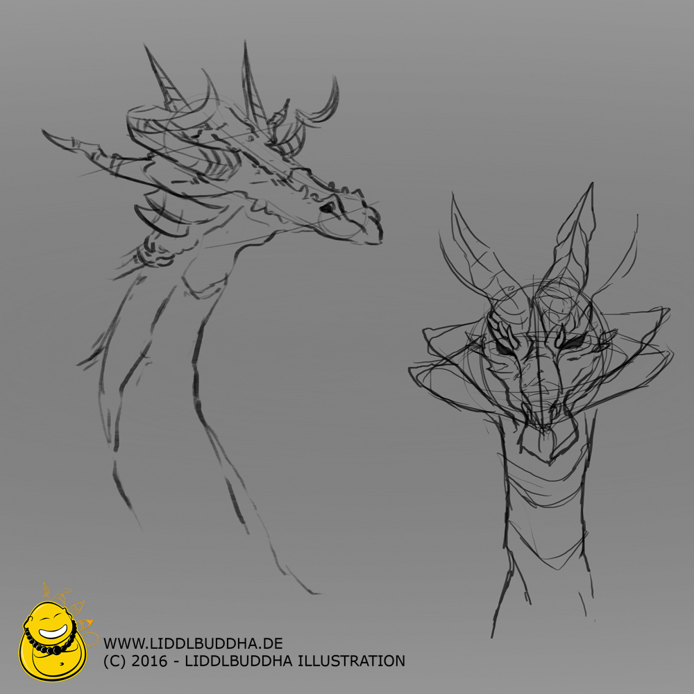 Concept Art / Character Design: schuppig, feurig, bissig - 18-01-2015 4