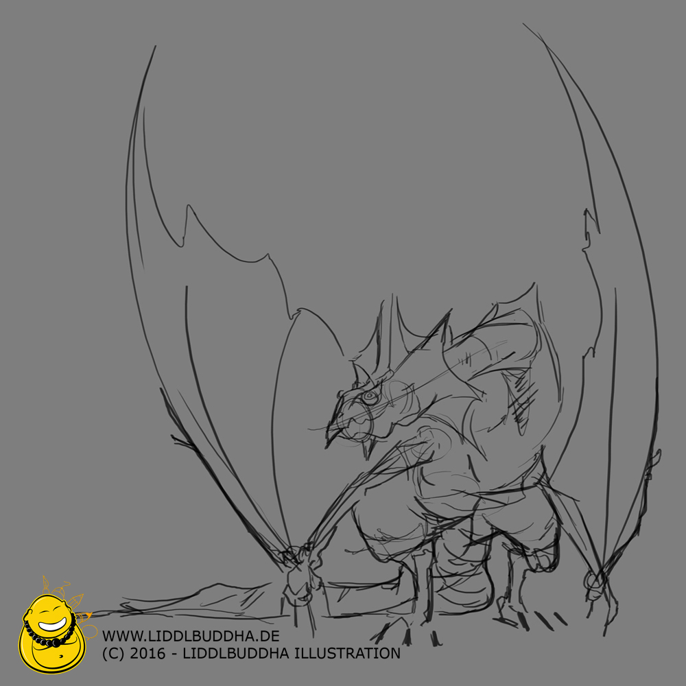 Concept Art / Character Design: schuppig, feurig, bissig - 18-01-2015 8