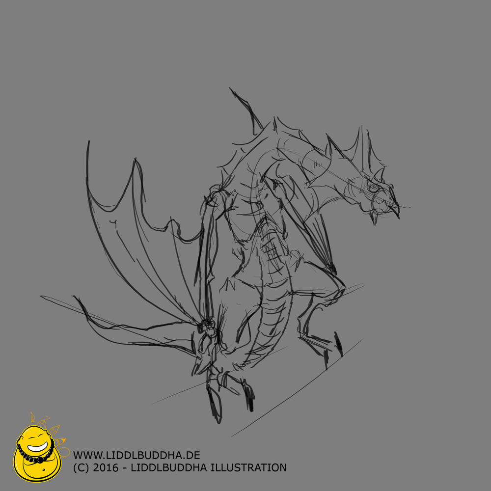 Concept Art / Character Design: schuppig, feurig, bissig - 18-01-2015 9