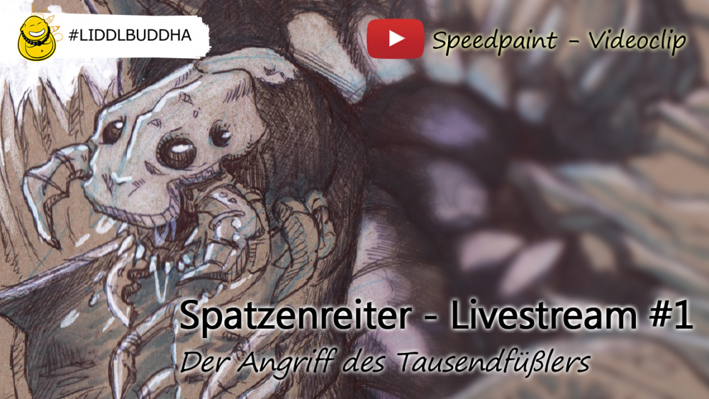 Illustration: Livestream (11.07.16) - Spatzenreiter #1 - Der Tausendfüssler 2