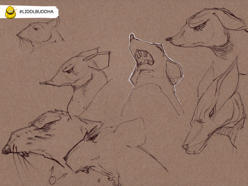 Concept Art / Character Design: Spatzenreiter - Ratten/Maus Characterdesigns 3
