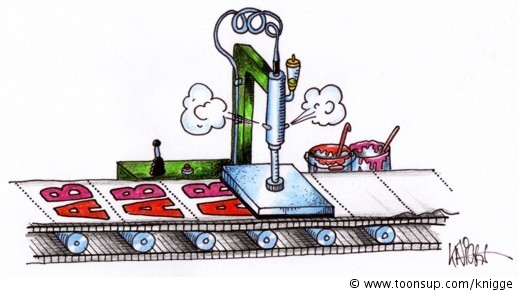 Cartoon: Der Abdruck 1