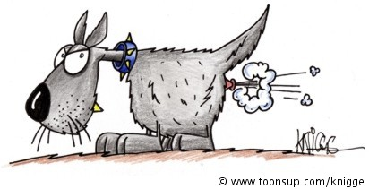 Cartoon: Der Windhund 1