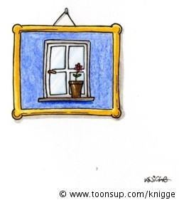 Cartoon: Fensterbild 1