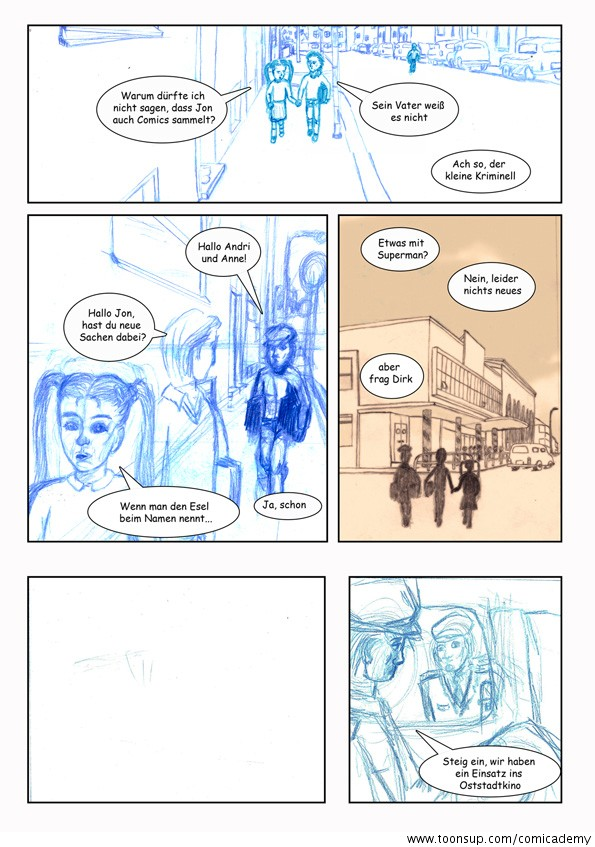 Comic: Action in der Stadt 3