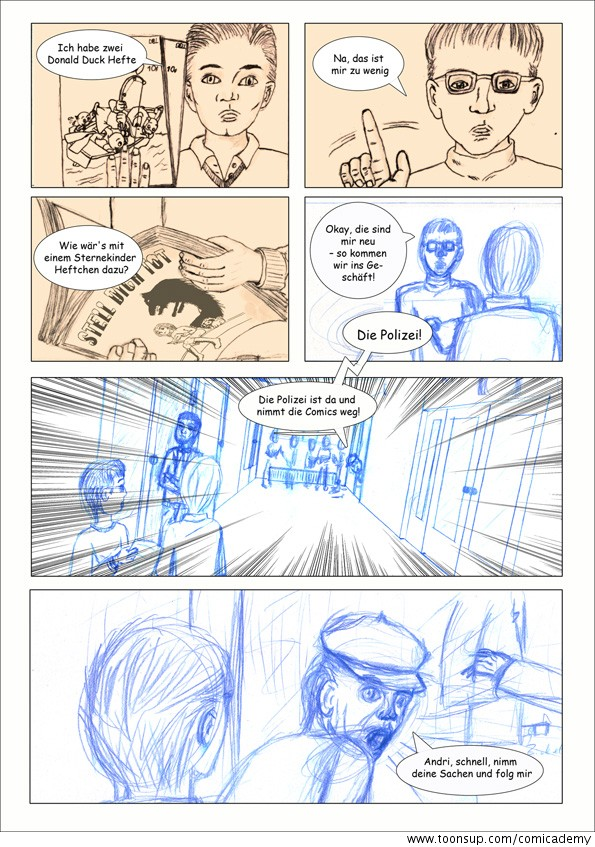 Comic: Action in der Stadt 5