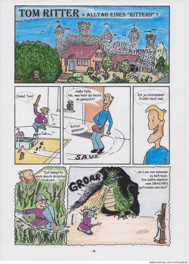 Comic: Tom Ritter - Alltag eines 'Ritters' 1
