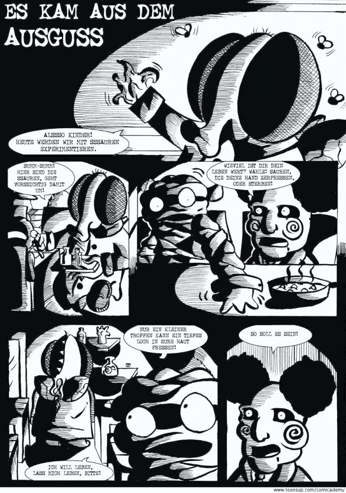 Comic: Es kam aus dem Ausguss 2