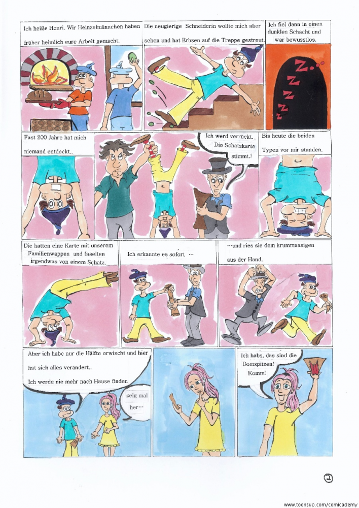 Comic: Mona und die Erbsenschlacht 2