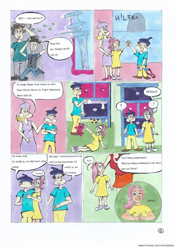 Comic: Mona und die Erbsenschlacht 6