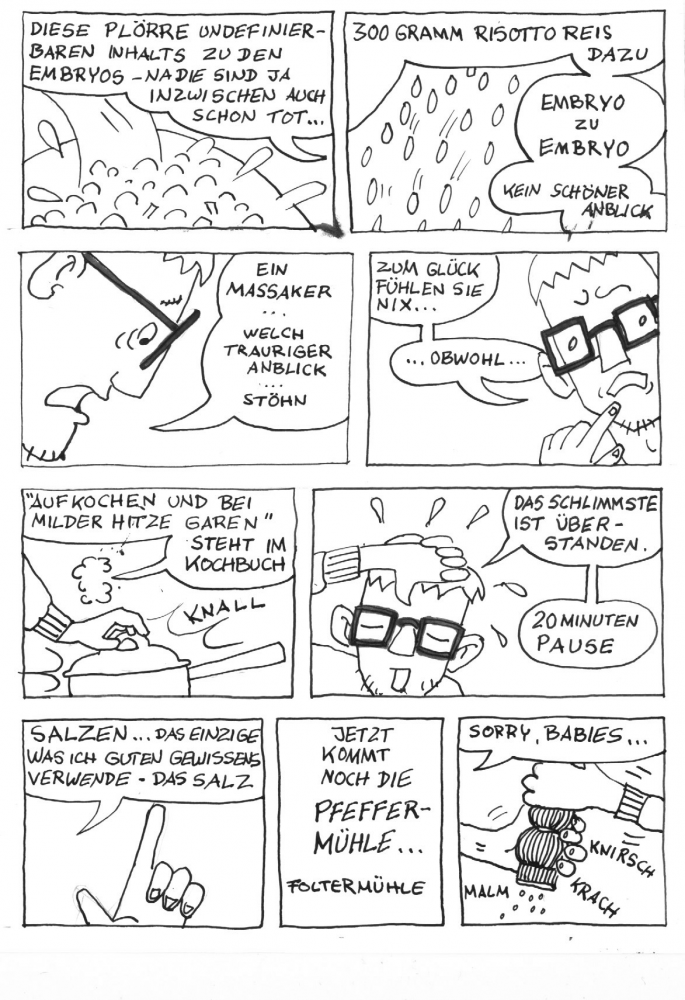 Comic: Kochen mit Gerd The Nerd - Risi-Bisi 3