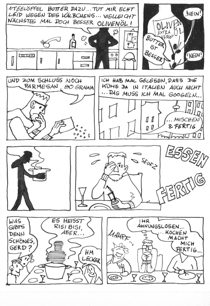 Comic: Kochen mit Gerd The Nerd - Risi-Bisi 4