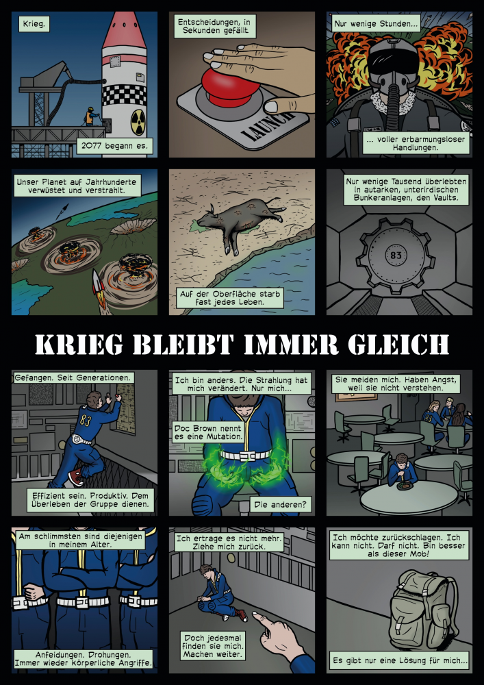 Comic: Krieg bleibt immer gleich 1