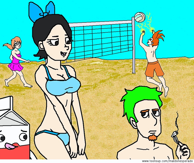 Concept Art / Character Design: Maldon's Beach Blast 1