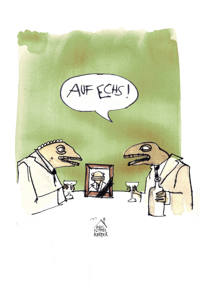 Cartoon: auf Echs! 1