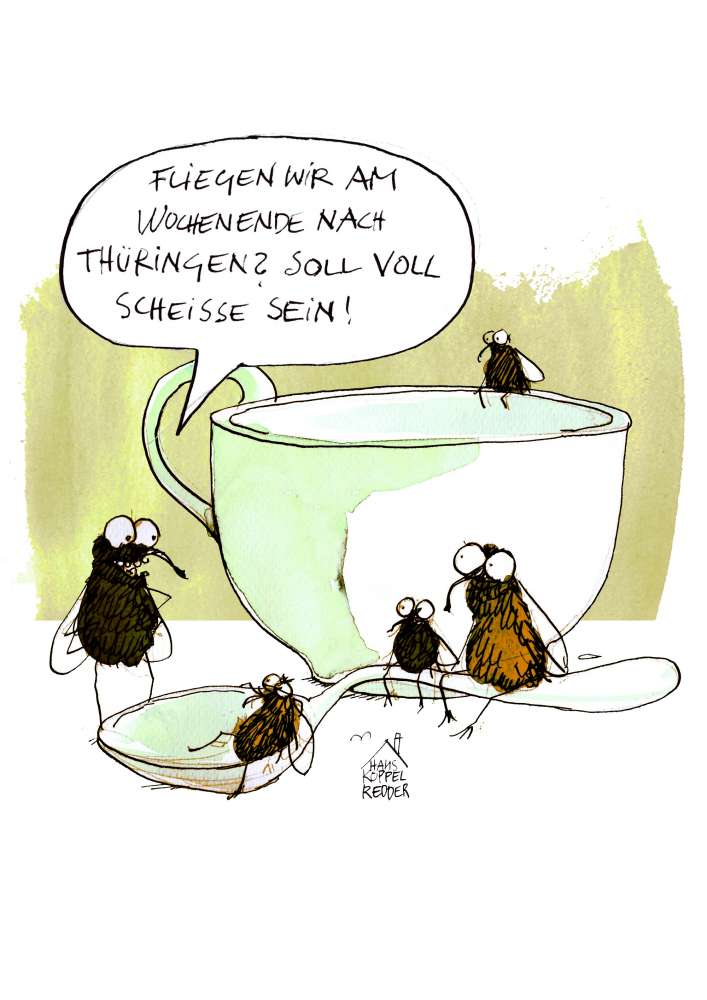 Cartoon: Thüringen 1