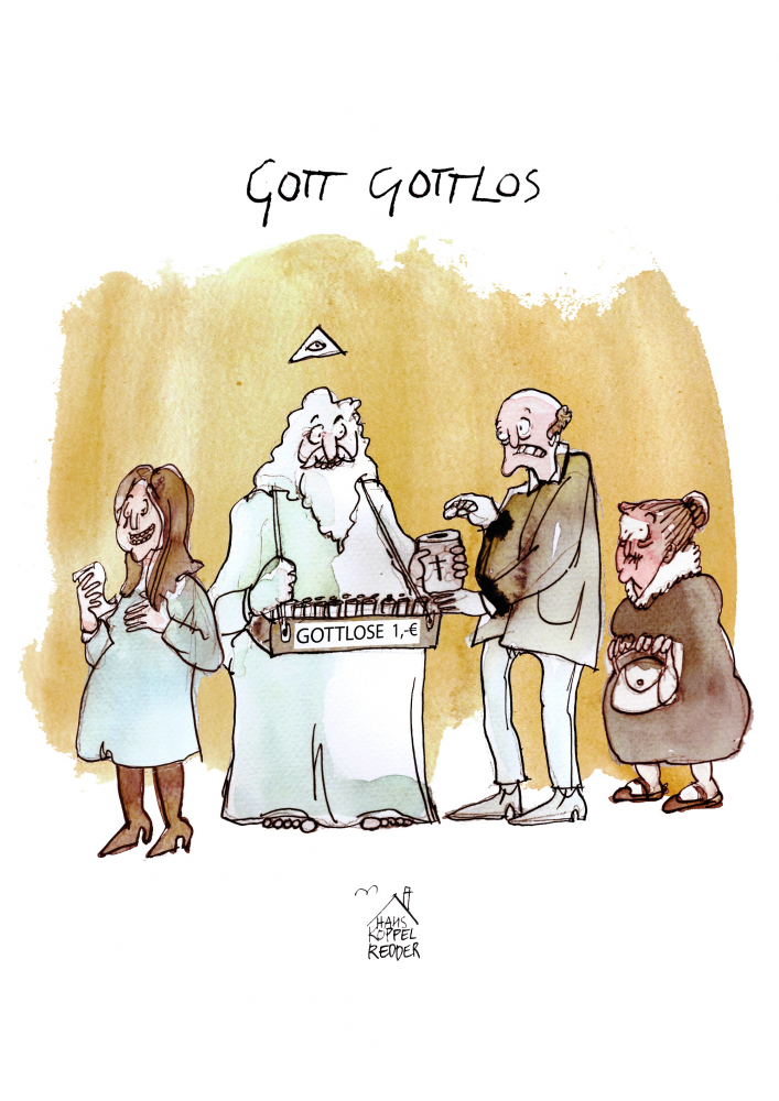 Cartoon: Gottlos 1