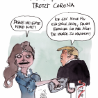 Das weiße Haus trotzt Corona