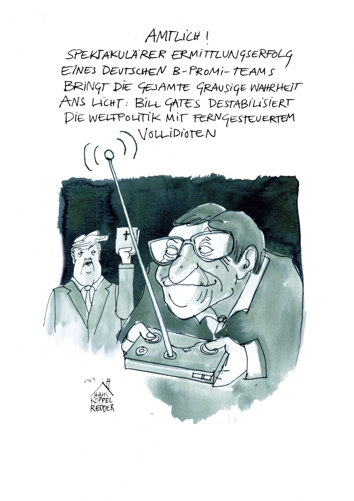 Cartoon: Bill Gates 1