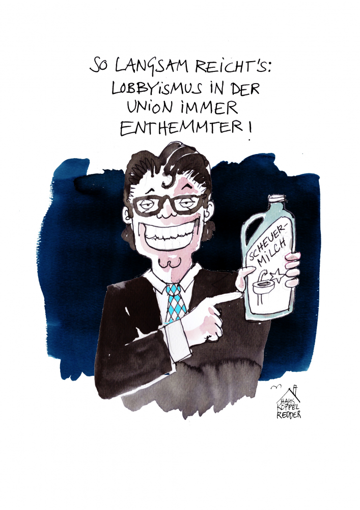 Cartoon: Scheuer 1