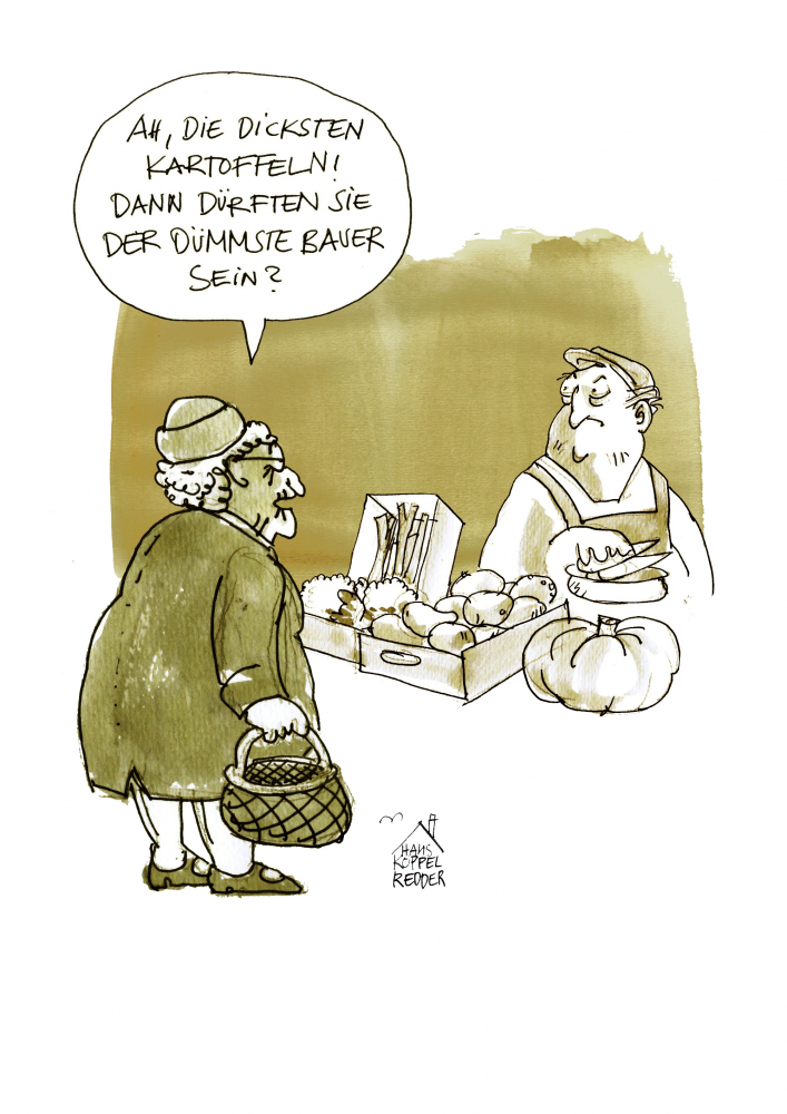 Cartoon: Bauer 1