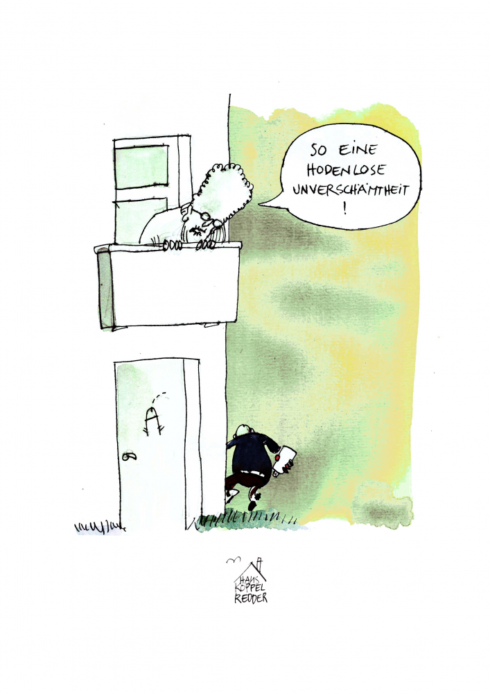 Cartoon: Unverschämt 1