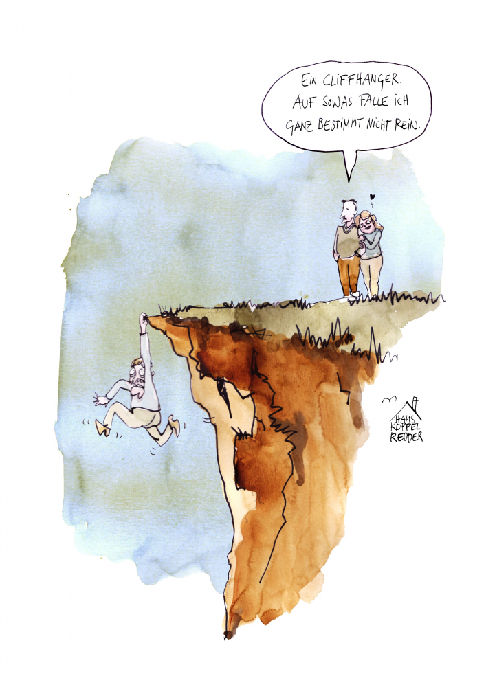 Cartoon: Cliffhanger 1