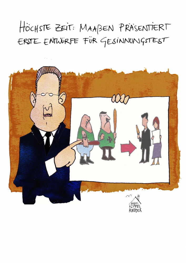 Cartoon: Gesinnung 1