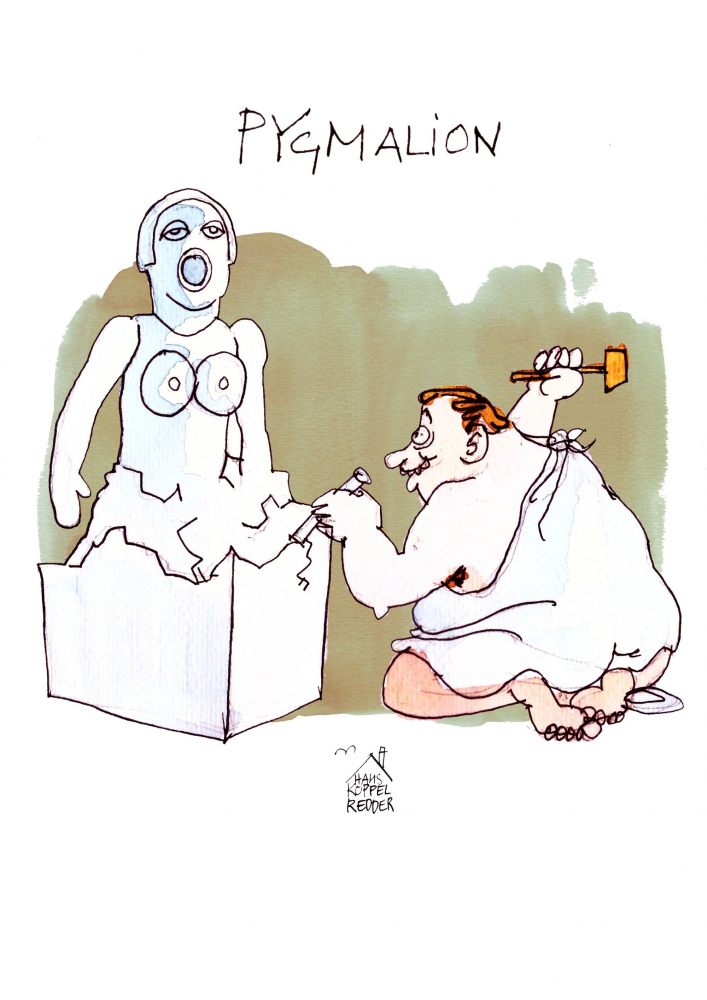 Cartoon: Pygmalion 1