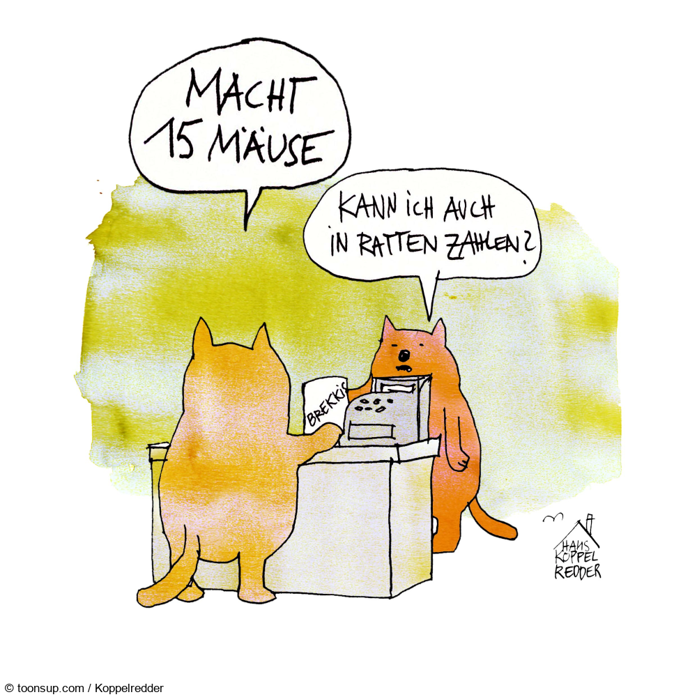 Cartoon: Zahlung 1