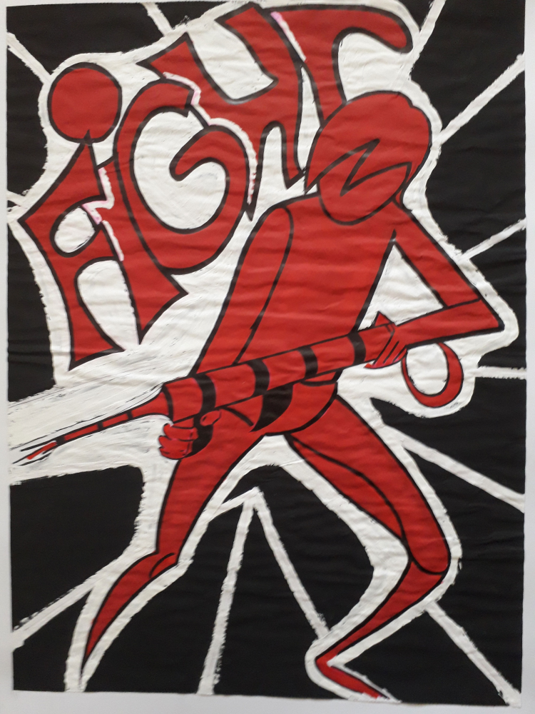 Illustration: Fight - Kampf 1