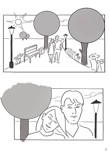 Comic: 2 Storyboardübungen 2