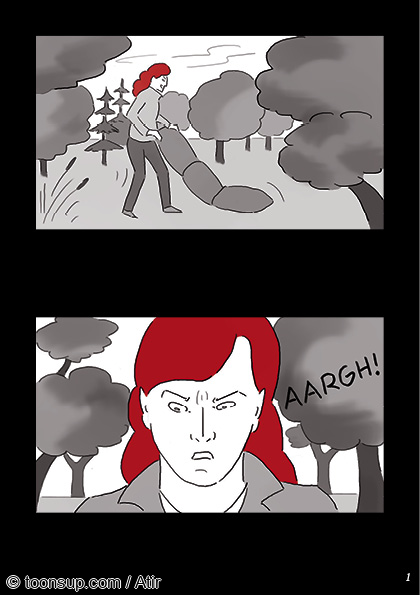 Comic: Rotkäppchen 2