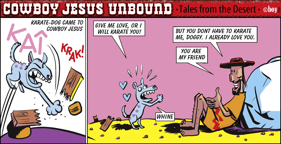 Cartoon: COWBOY JESUS #1 5