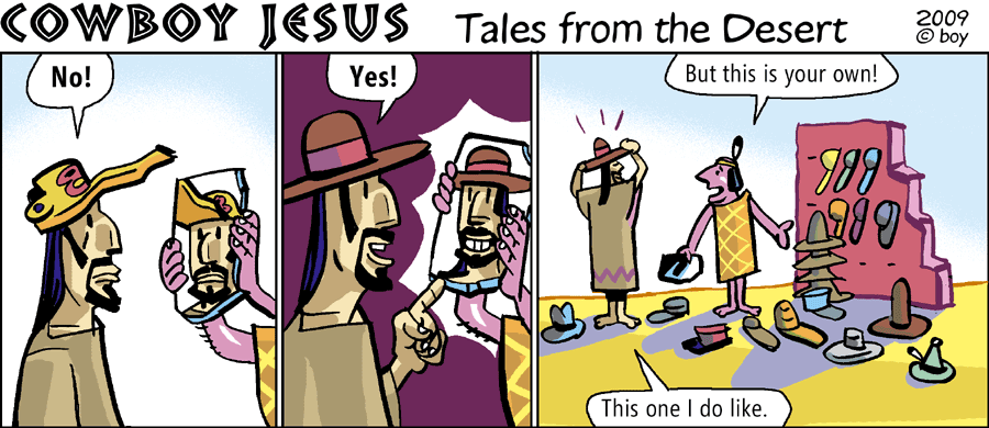 Cartoon: COWBOY JESUS #2 7