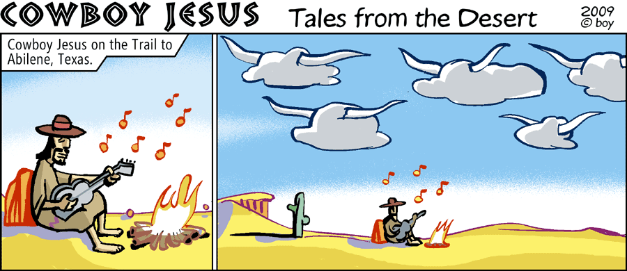 Cartoon: COWBOY JESUS #2 12