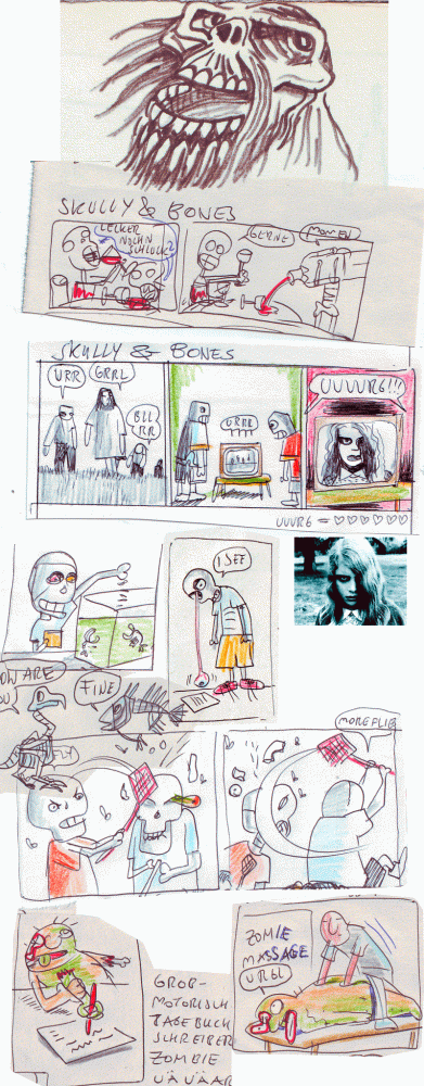 Illustration: ZOMBIES Skizzen 1