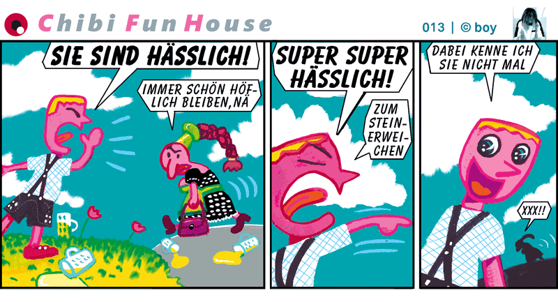 Cartoon: Chibi FunHouse Strips B 12
